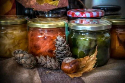 Winter Stores Stock Photos