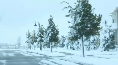 Winter storm Stock Footage 11634124