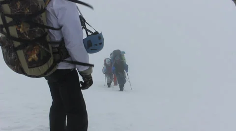 Winter storm Stock Footage 33299923