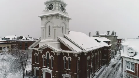 Winter Storm Nor Easter Snow Blizzard New England Inclimate Weather Stockbeeldmateriaal 88965536