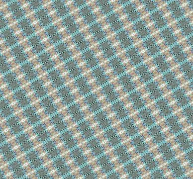 Winter stormy bay: patterned wallpaper-style design in snow mist, bright mint, p Stock Illustration