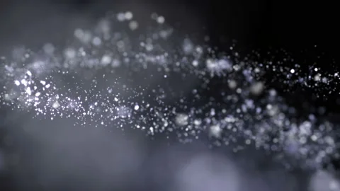 Winter Streak particles animation in 3d Stock Footage 233771384