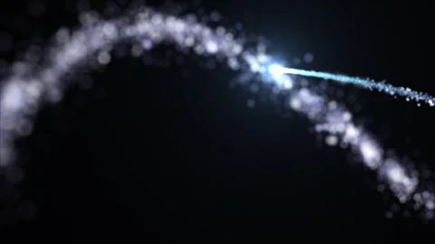 Winter Streak Particles Trails - Set of 5 - Christmas Season Stock Footage 311530563