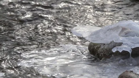 Winter Stream Stock-Footage 79576788
