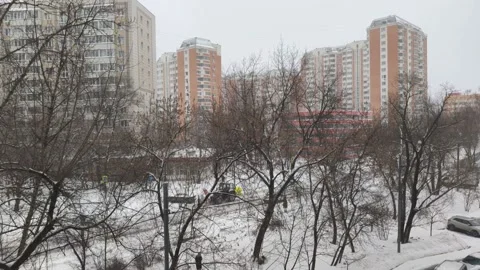 Winter street Stock Footage 148328021