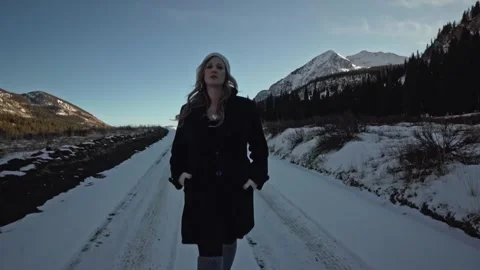 Winter Stroll Stock Footage 248339003