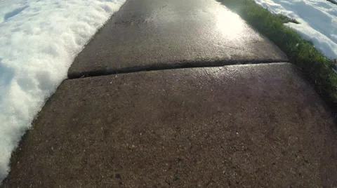 Winter Stroll POV Stock-Footage 68941982