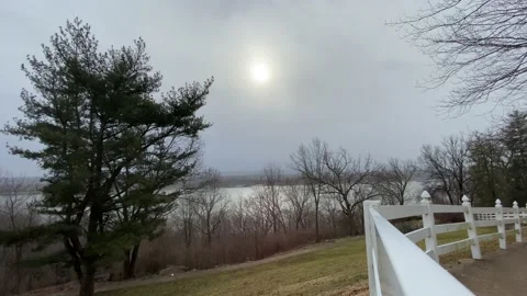 Winter Sun and Serenity Stock Footage 146654090