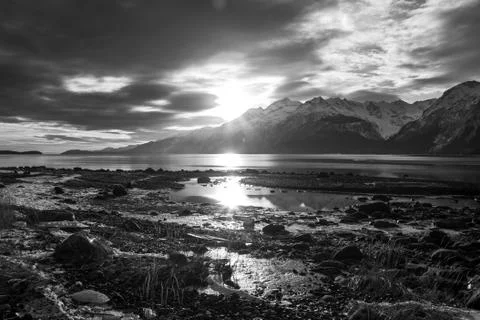 Winter sun Stock Photos