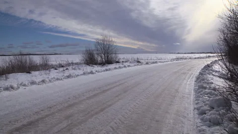 Winter sunny landscape Stock Footage 107826695