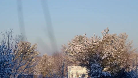 Winter Sunrise Stock Footage 171687003