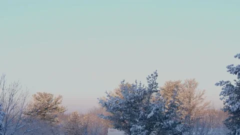 Winter Sunrise Stock Footage 171688252