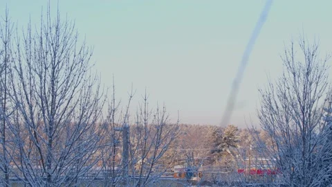 Winter Sunrise Stock Footage 171688253