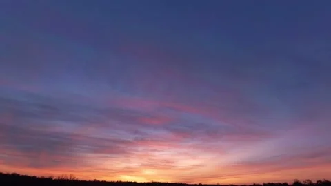 Winter Sunrise Stock Footage 228880656