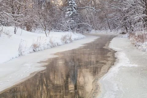 Winter Sunrise 写真素材