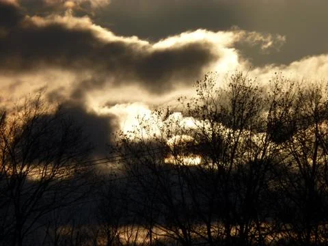 Winter sunset 2 写真素材