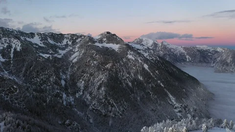 Winter sunset Stock-Footage 128559966