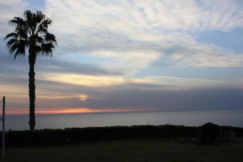 Winter Sunset Stock Photos