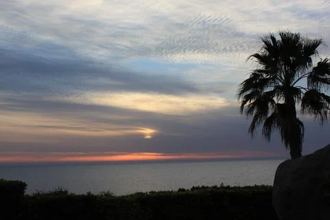 Winter Sunset Stock Photos