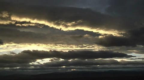 Winter Sunsets Video stock 54719804