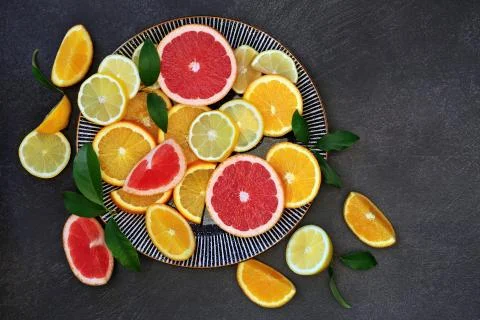Winter Sunshine Fruit Stock Photos