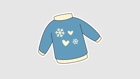 Winter sweater Stock Footage 336779799