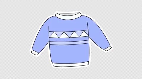 Winter sweater Vídeos de archivo 336874509