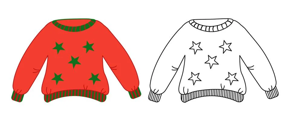 Winter sweater icon Stock Illustration