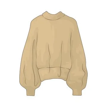 Winter sweater illustration Stock Illustration