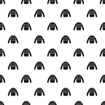 Winter sweater pattern seamless vector Illustrazione stock