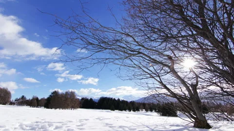 Winter in Switzerland - time lapse Stock Footage 41502238
