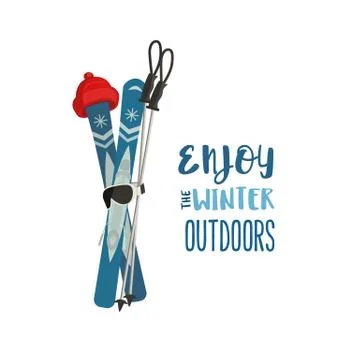 Winter symbol icon Stock Illustration