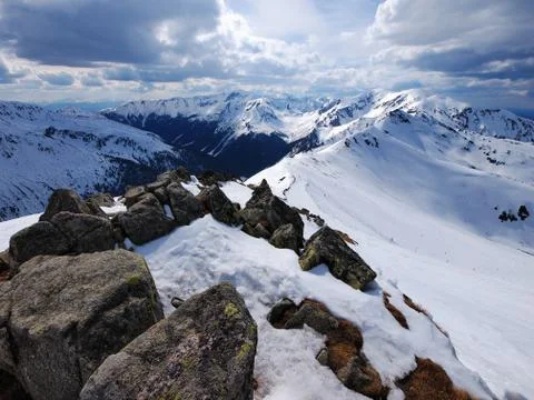 Winter in tatra mountains Stock Photos