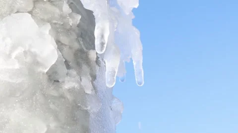 Winter technology creates stunning snow formations with innovative equipment Stock-Footage 301875209