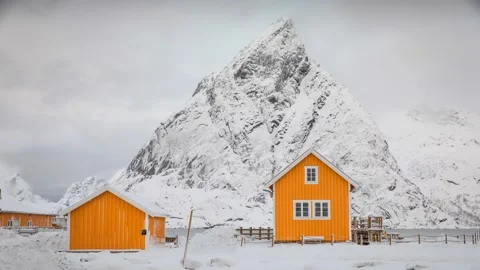 Winter time in Norway Stock Footage 245243535