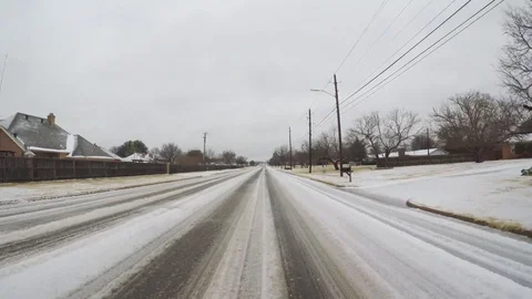 Winter time in Texas. Vídeos de archivo 86405295