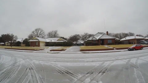 Winter time in Texas. Stock Footage 86405307