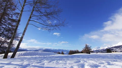 Winter timelapse - Beautiful nature Stock Footage 41502272