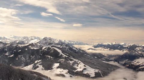 Winter Timelapse Pinzgau Stock Footage 34915225