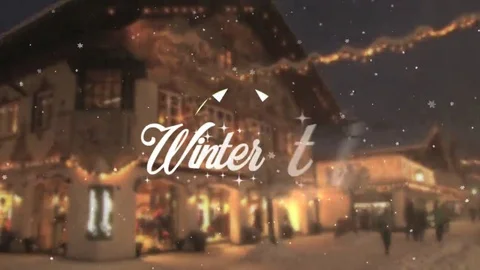 Winter Title - After Efects Template Stock After Effects