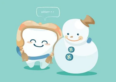 Winter of tooth Stock Illustration