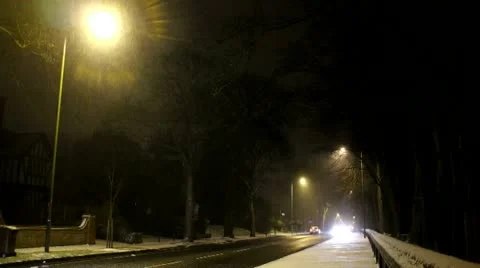 Winter traffic in the city Stock Footage 10743265