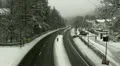 Winter traffic in the german Harz HD Footage