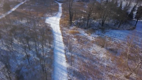 Winter Trail 動画素材 87047909