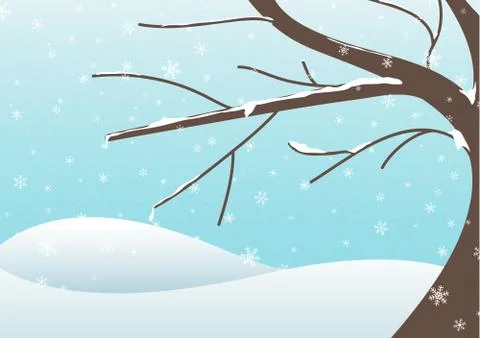Winter tre illustration Stock Illustration