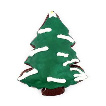 Winter Tree Cookie Stock Photos