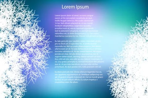 Winter trees  - vector illustration Stock Illustration