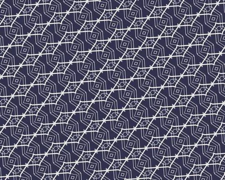 Winter twilight mist continuous stroke-based wallpaper pattern with alabaster, s Stock Illustration