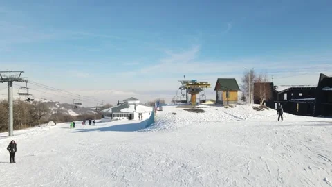 Winter vacation scene 2 스톡 동영상 330806270