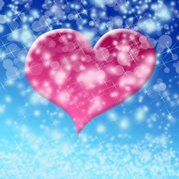 Winter valentine Stock Illustration